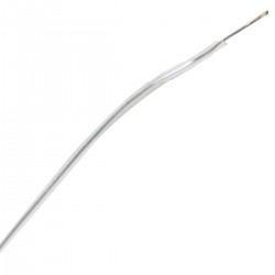 Cable Mono-Conductor Silver plated Copper PTFE 0.14mm² transparent