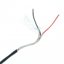 Balanced Interconnect Cable Copper Silver-Plated PTFE 2x0.035mm² Ø1.2mm