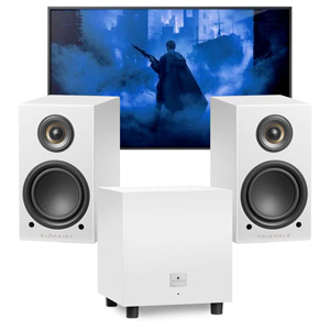 Triangle LN01A Enceintes Actives Bluetooth aptX 2x50W 89dB 56Hz-22kHz Bleu Abysse (La paire)